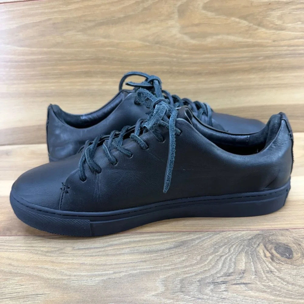 Thursday Premier Sneaker Womens 9.5 Black Leather Low Top Modern Minimalist Walk